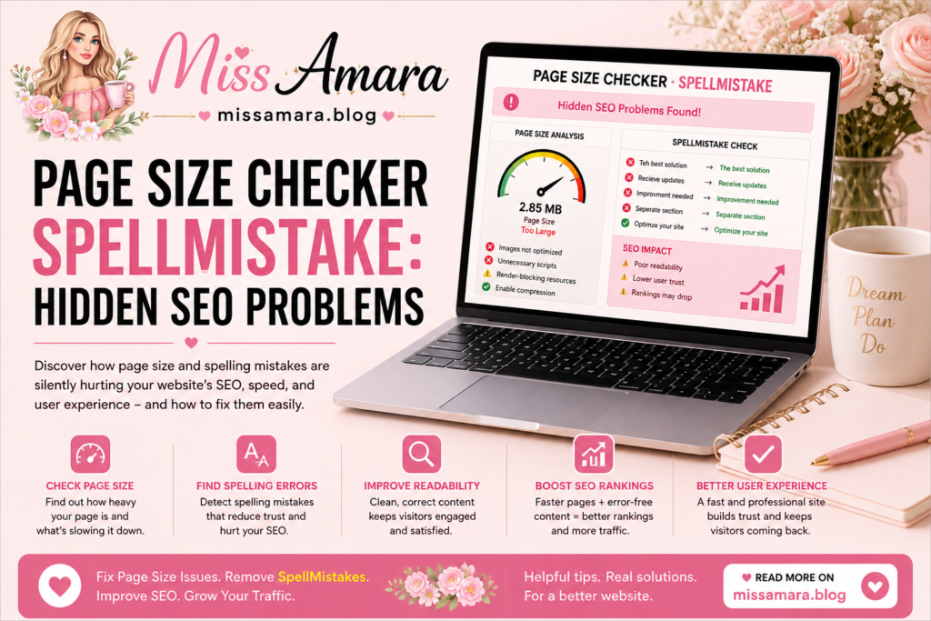Page Size Checker SpellMistake: Hidden SEO Problems